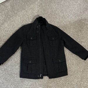 GAP Youth Black Military Field Jacket